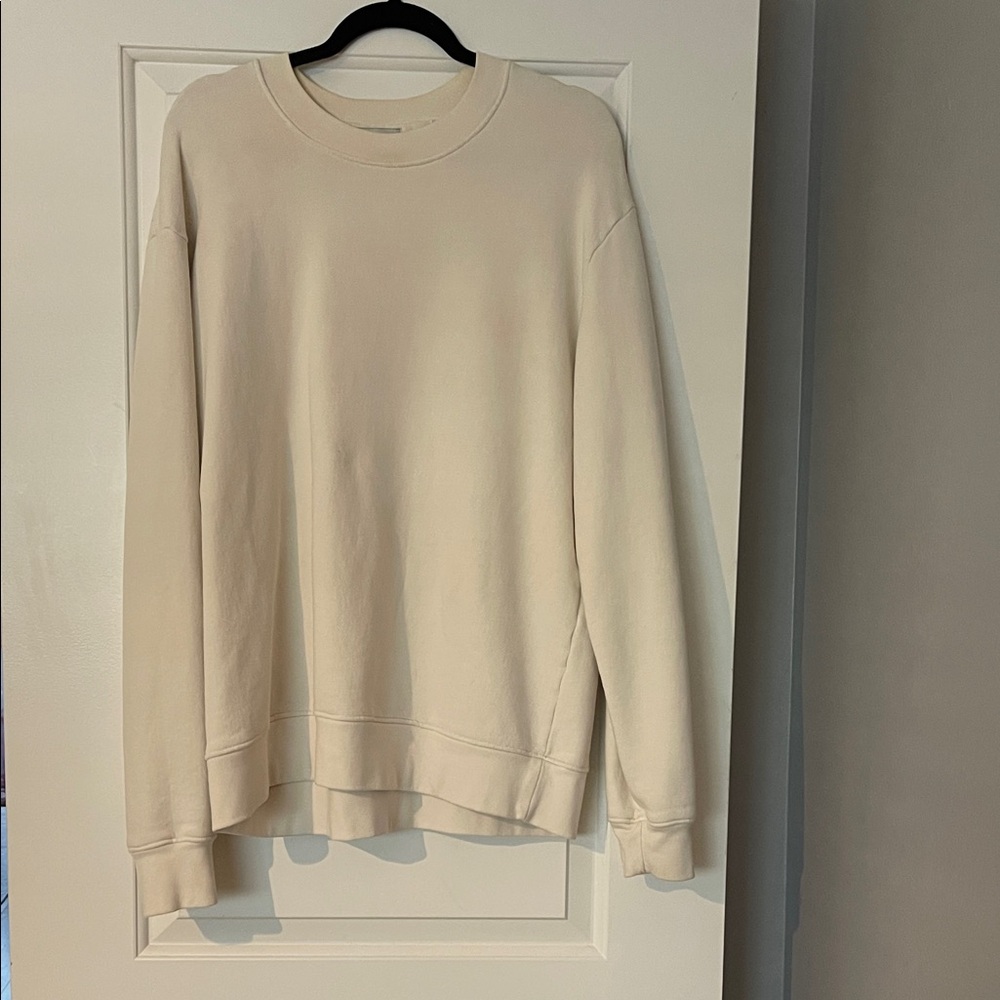 Cotton Citizen Men's Beige Crewneck Sweater
